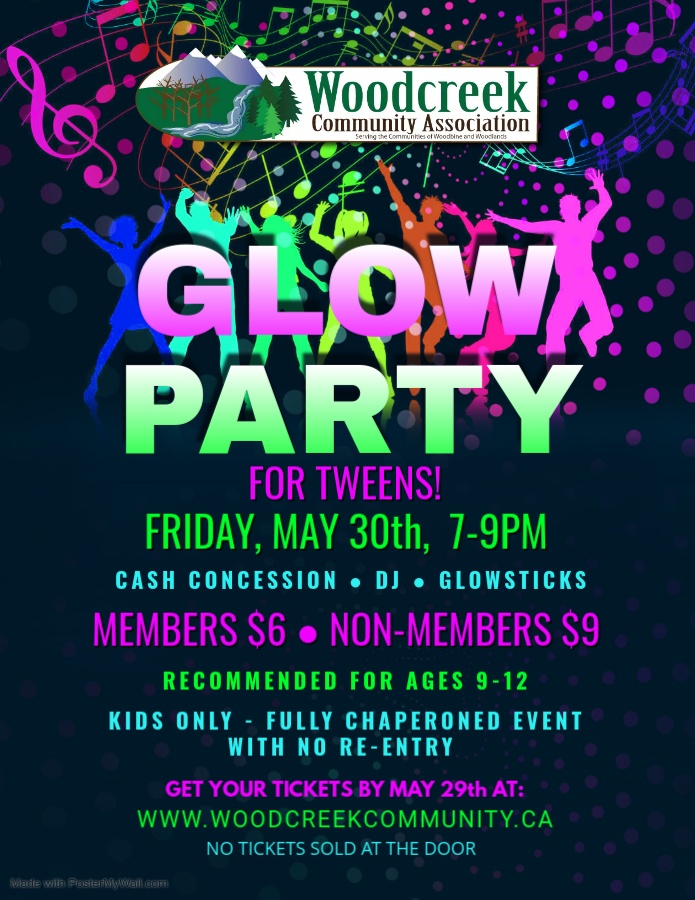 WCA Tween Glow Party May 30 2025